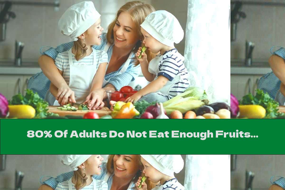 80 Of Adults Do Not Eat Enough Fruits And Vegetables This Nutrition 