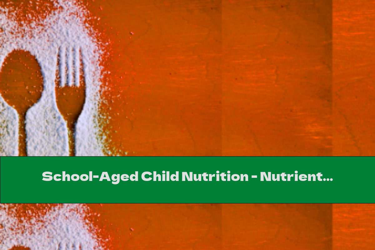 School-Aged Child Nutrition - Nutrients and Energy