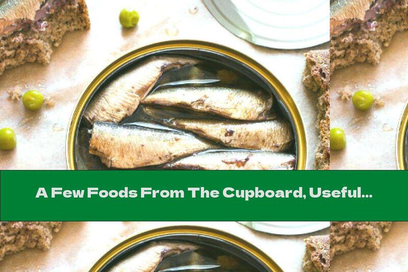 A Few Foods From The Cupboard, Useful After A Workout