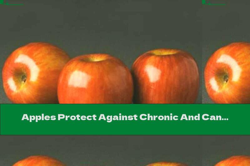 Apples Protect Against Chronic And Cancerous Diseases