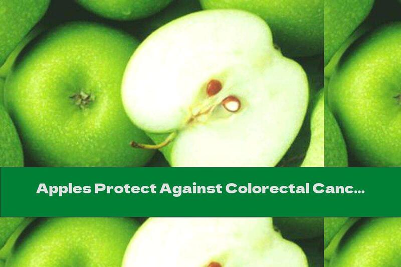 Apples Protect Against Colorectal Cancer