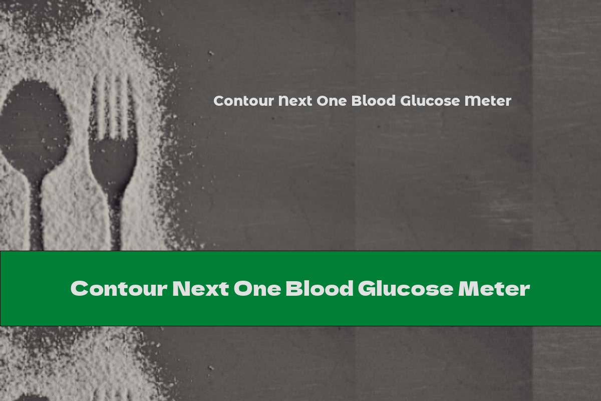 Contour Next One Blood Glucose Meter