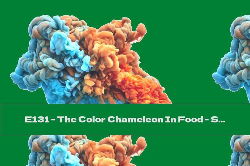 E131 - The Color Chameleon In Food - Sometimes Blue, Sometimes Orange
