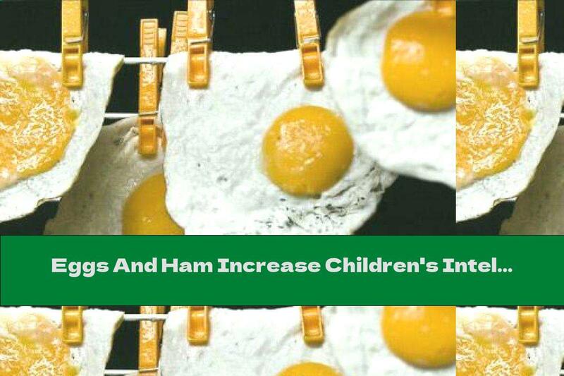 Eggs And Ham Increase Children's Intelligence