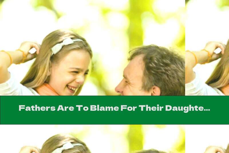 Fathers Are To Blame For Their Daughters' Eating Habits