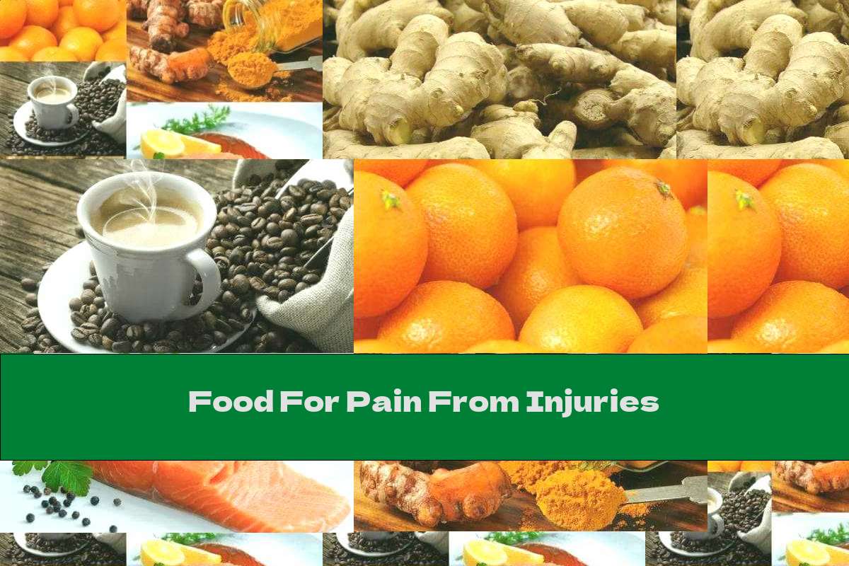 Food For Pain From Injuries