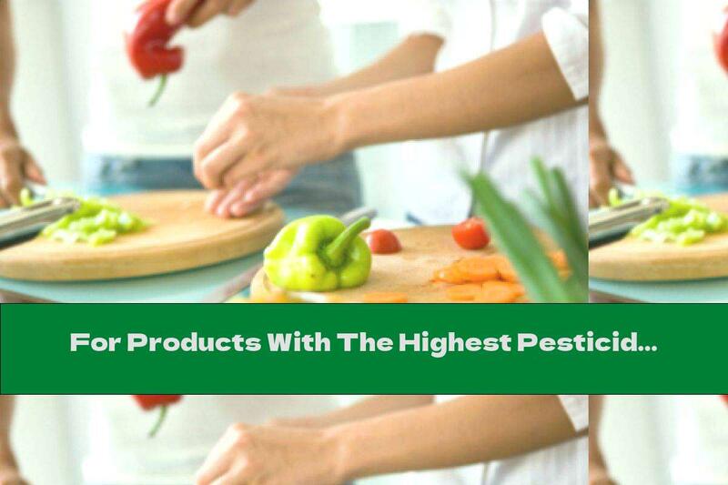 For Products With The Highest Pesticide Content