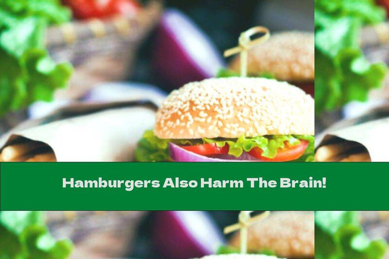 Hamburgers Also Harm The Brain!