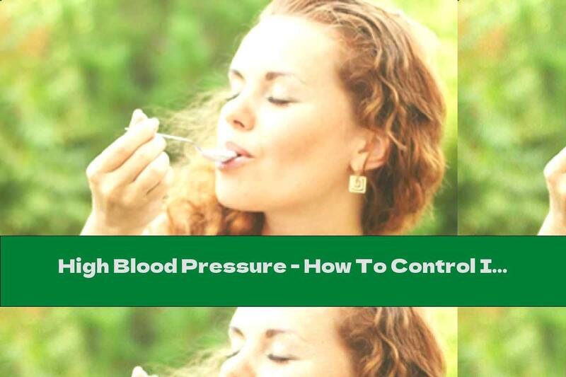 High Blood Pressure - How To Control It With Your Diet