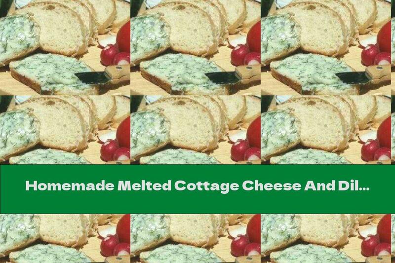 Homemade Melted Cottage Cheese And Dill Milk