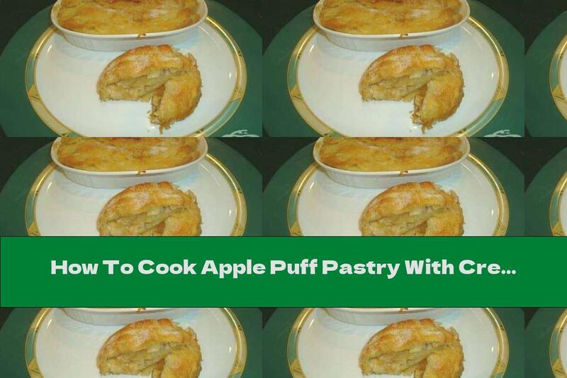 How To Cook Apple Puff Pastry With Cream Cheese Stuff - Recipe