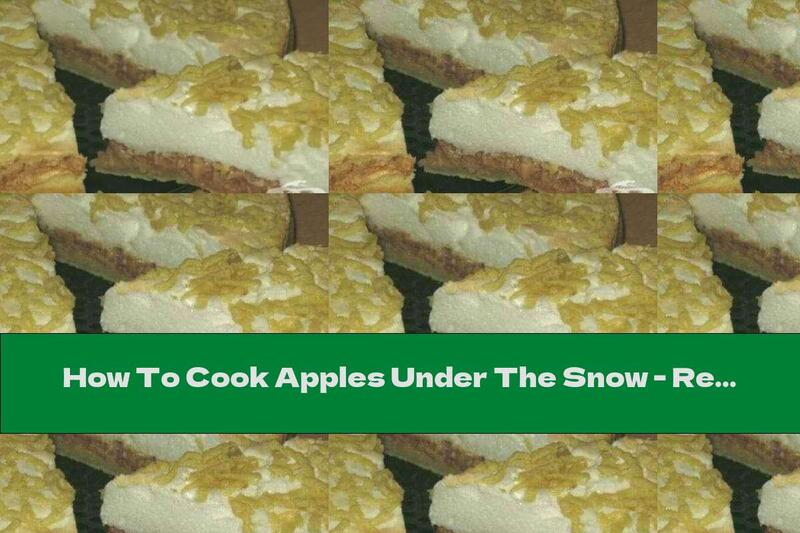 How To Cook Apples Under The Snow - Recipe