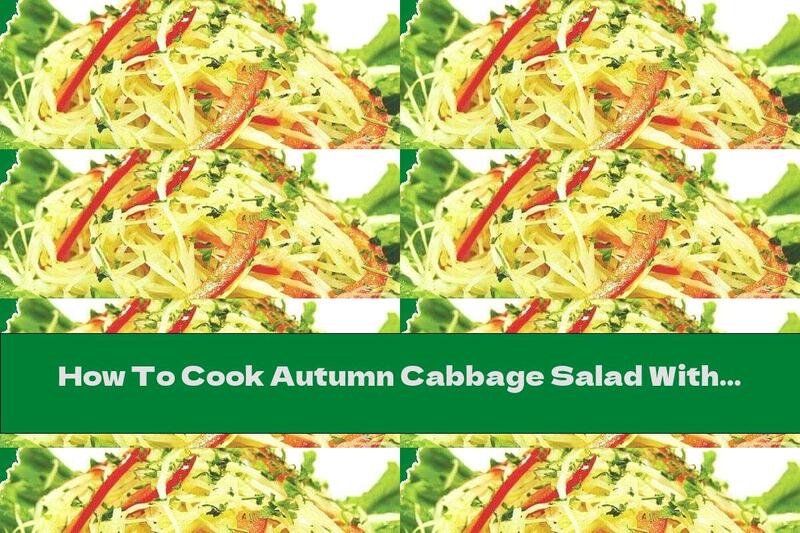 How To Cook Autumn Cabbage Salad With Carrots, Tomatoes, Peppers And Onions - Recipe
