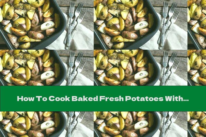 How To Cook Baked Fresh Potatoes With Seeds And Sour Dressing - Recipe