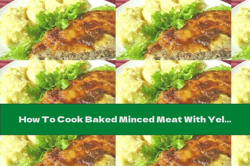 How To Cook Baked Minced Meat With Yellow Cheese And Cream - Recipe