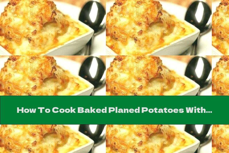 How To Cook Baked Planed Potatoes With Cheddar And Sour Cream - Recipe