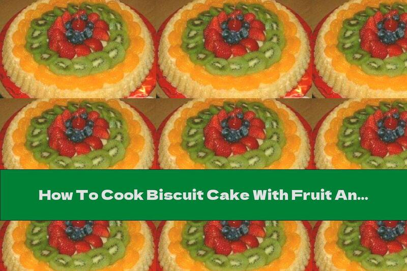 How To Cook Biscuit Cake With Fruit And Coconut Shavings - Recipe