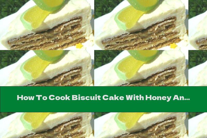 How To Cook Biscuit Cake With Honey And Butter Lemon Cream - Recipe