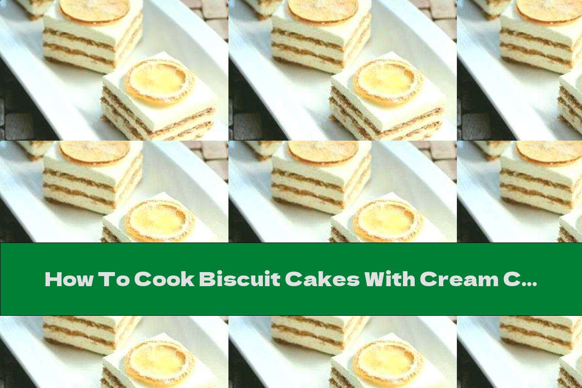 How To Cook Biscuit Cakes With Cream Cheese (No Baking) - Recipe
