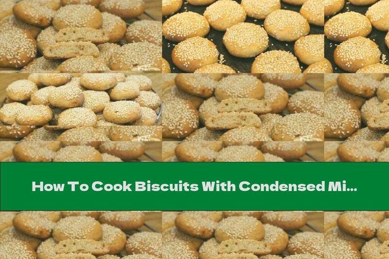 How To Cook Biscuits With Condensed Milk, Pears And Sesame Seeds - Recipe