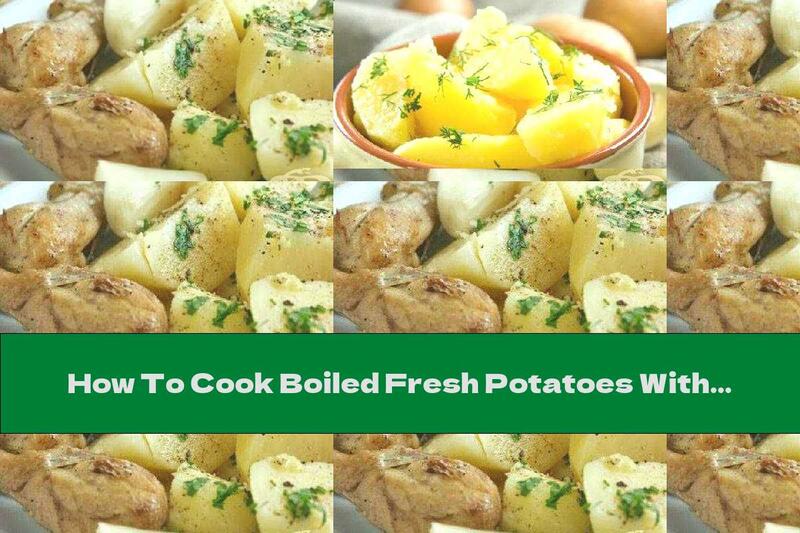 How To Cook Boiled Fresh Potatoes With Garlic, Oregano And Butter - Recipe
