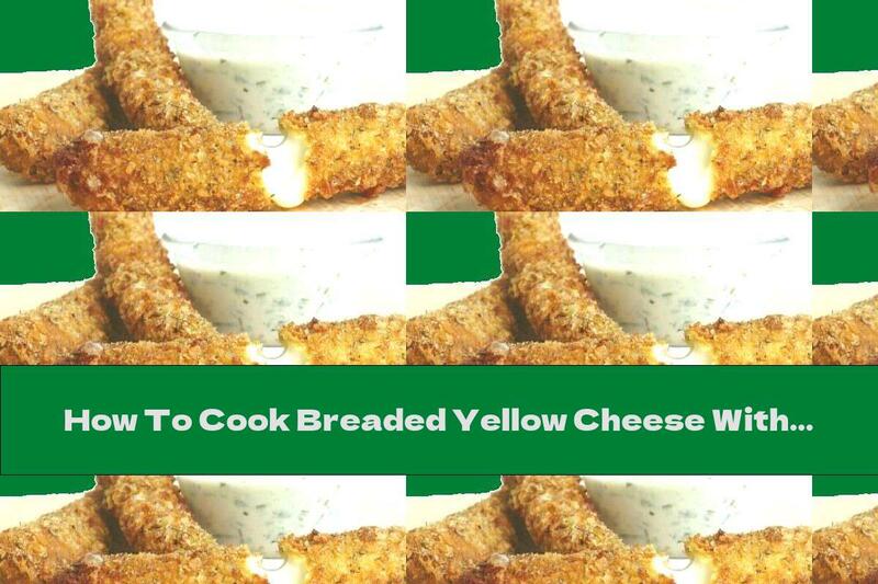 How To Cook Breaded Yellow Cheese With Sour Cream And Spices - Recipe