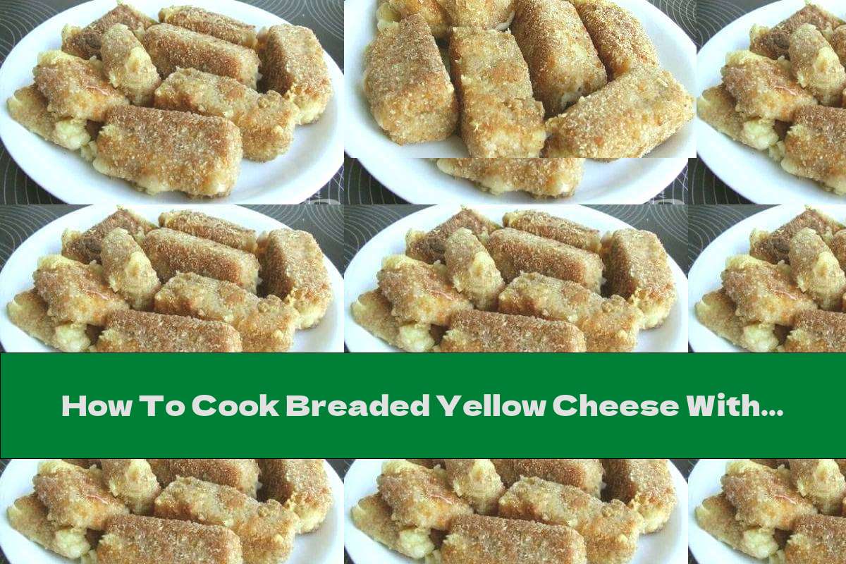 How To Cook Breaded Yellow Cheese With Walnut Filling - Recipe