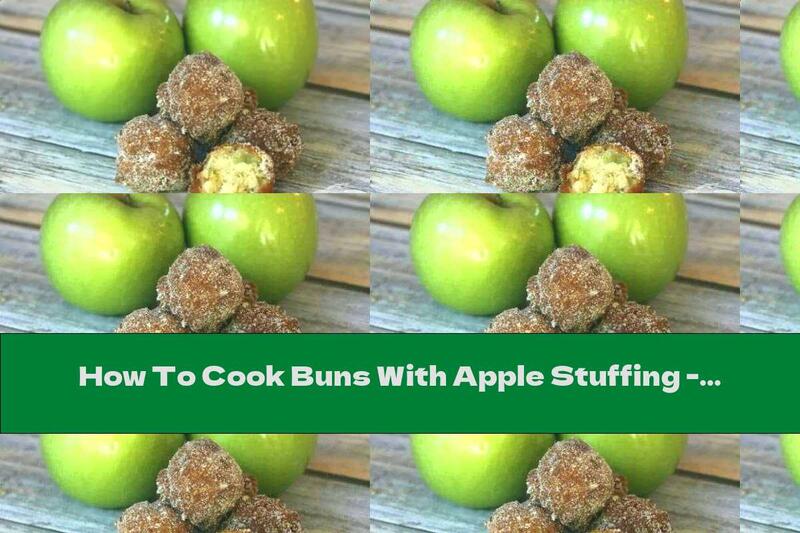 How To Cook Buns With Apple Stuffing - Recipe