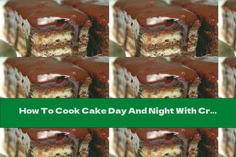 How To Cook Cake Day And Night With Cream And Chocolate Icing - Recipe
