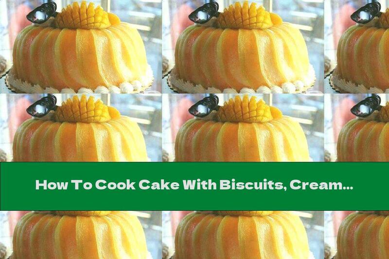 How To Cook Cake With Biscuits, Cream Cheese And Melon - Recipe