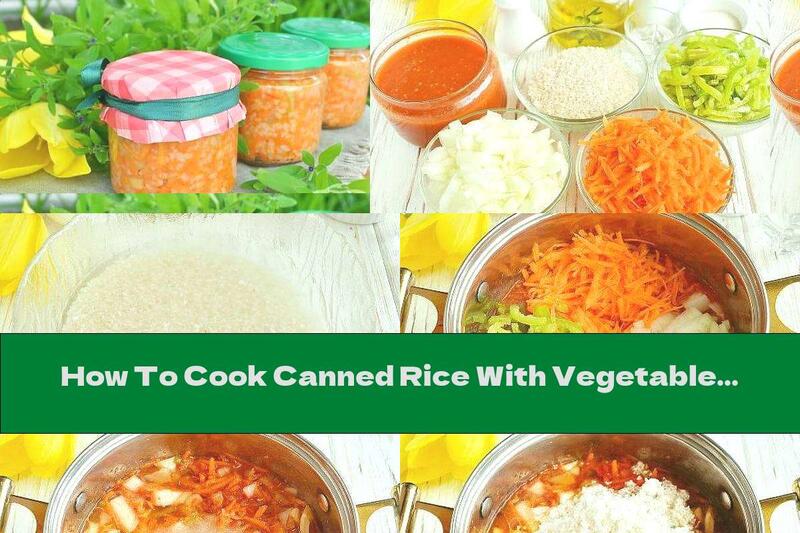 How To Cook Canned Rice With Vegetables - Recipe