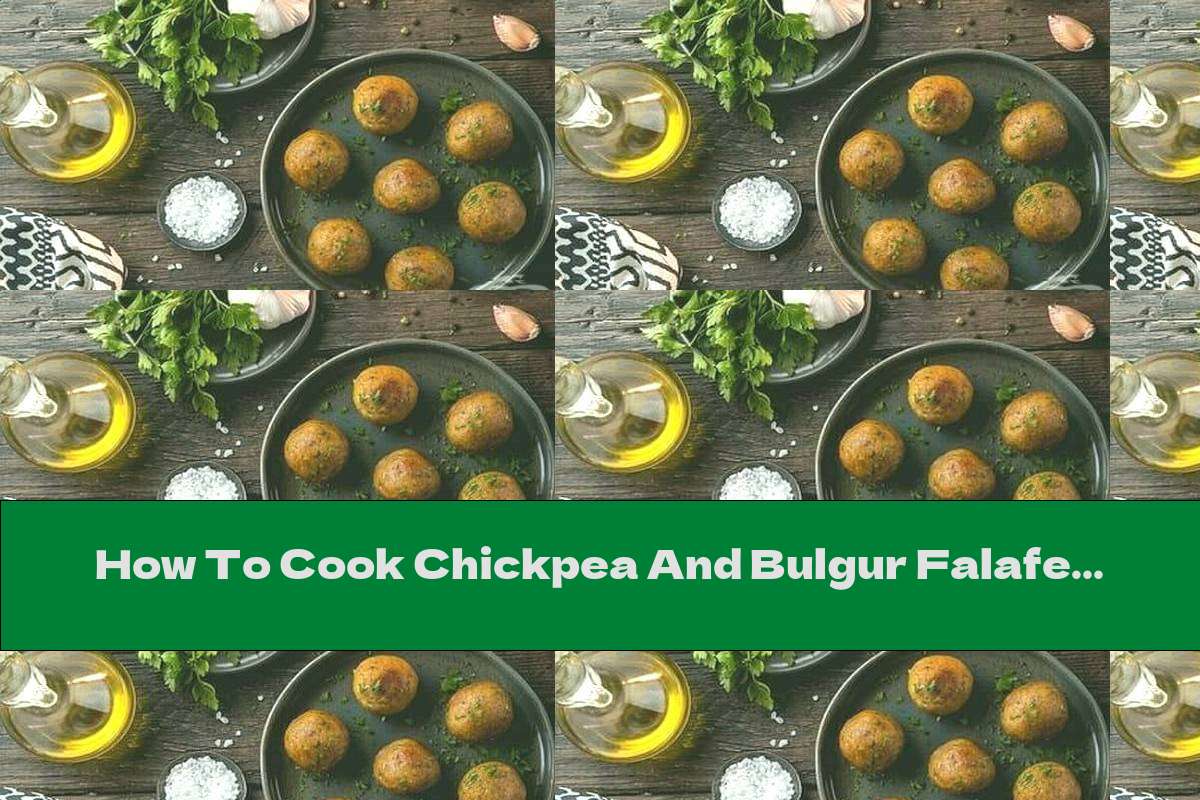 How To Cook Chickpea And Bulgur Falafels With Parsley, Curry And Garlic - Recipe