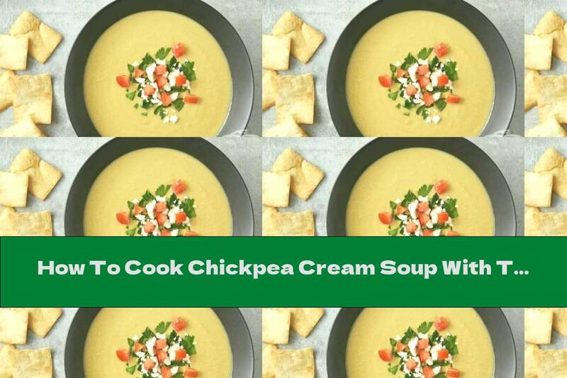 How To Cook Chickpea Cream Soup With Tahini - Recipe