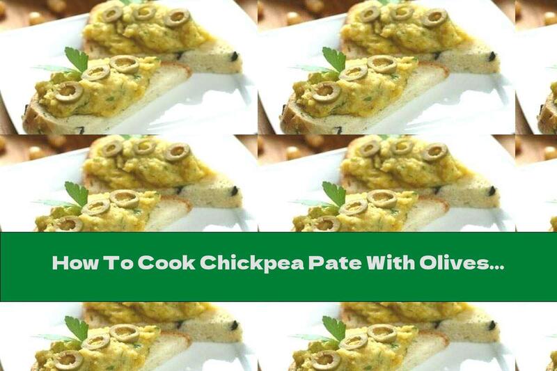 How To Cook Chickpea Pate With Olives And Red Onions - Recipe