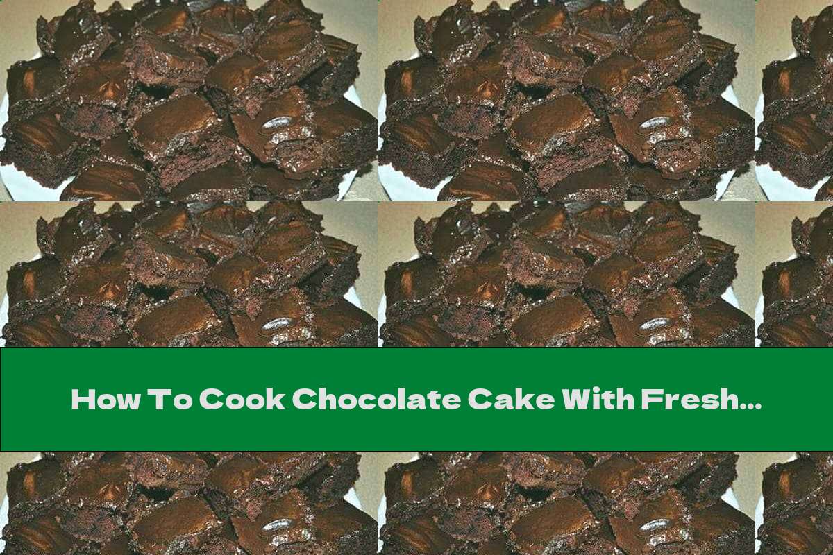 How To Cook Chocolate Cake With Fresh Milk And Sour Cream - Recipe