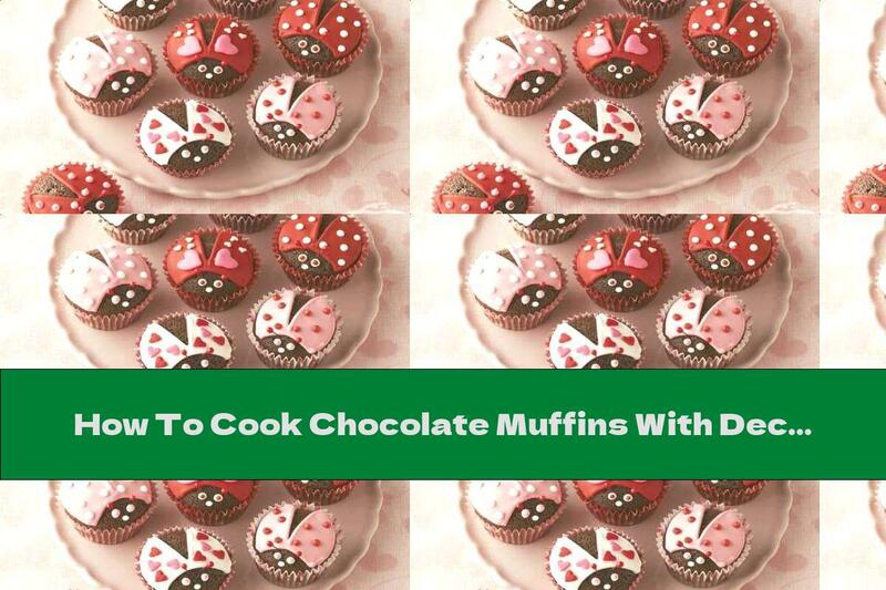 How To Cook Chocolate Muffins With Decoration - Recipe