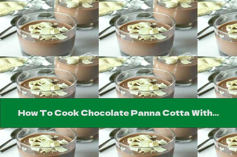 How To Cook Chocolate Panna Cotta With Walnuts - Recipe