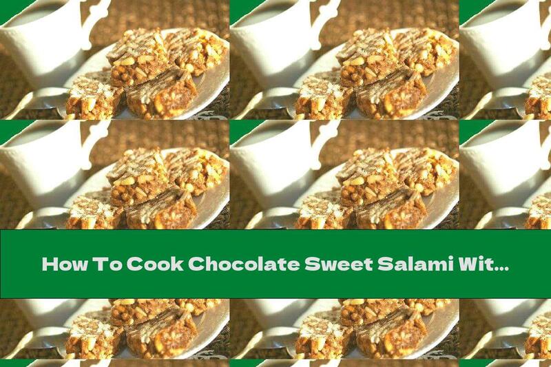How To Cook Chocolate Sweet Salami With Halva, Nuts And Cognac - Recipe