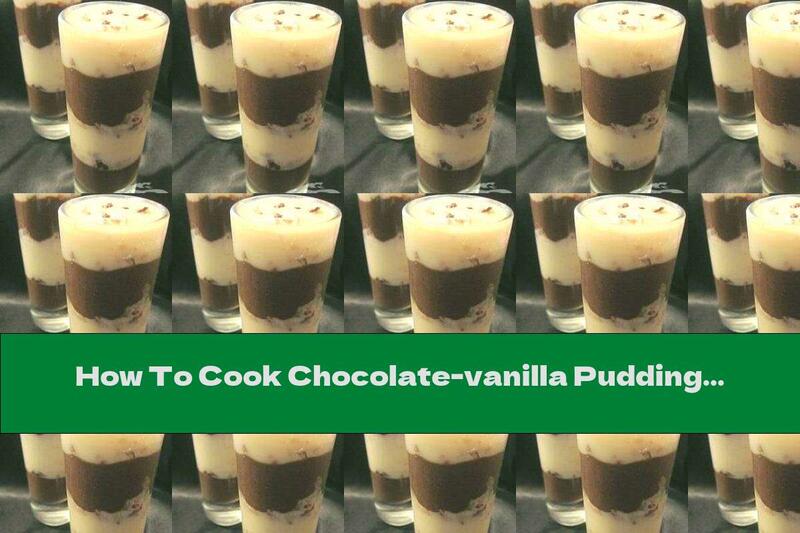 How To Cook Chocolate-vanilla Pudding With Nuts - Recipe