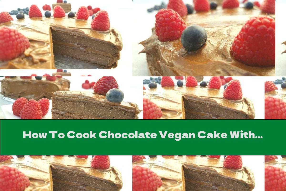 How To Cook Chocolate Vegan Cake With Quinoa And Avocado - Recipe