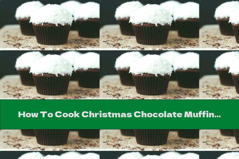 How To Cook Christmas Chocolate Muffins With Coconut - Recipe