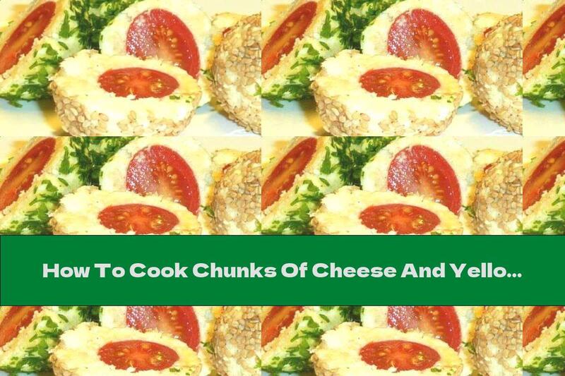 How To Cook Chunks Of Cheese And Yellow Cheese With A Slice Of Tomato And Sesame - Recipe