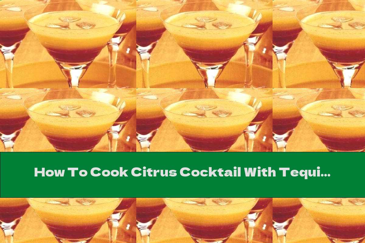 How To Cook Citrus Cocktail With Tequila And Honey - Recipe