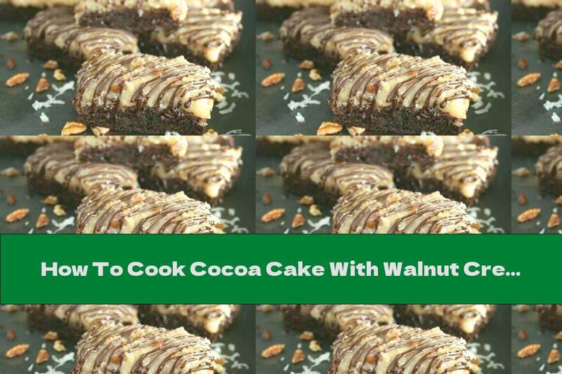 How To Cook Cocoa Cake With Walnut Cream, Coconut And Chocolate - Recipe