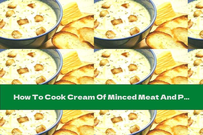 How To Cook Cream Of Minced Meat And Potatoes With Yellow Cheese - Recipe