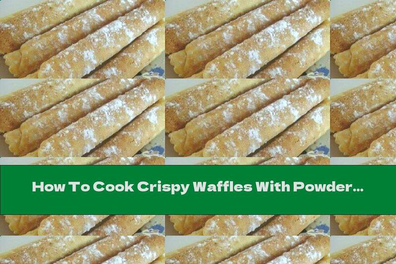 How To Cook Crispy Waffles With Powdered Sugar - Recipe