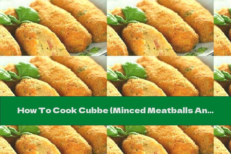 How To Cook Cubbe (Minced Meatballs And Bulgur) With Garlic Sauce - Recipe