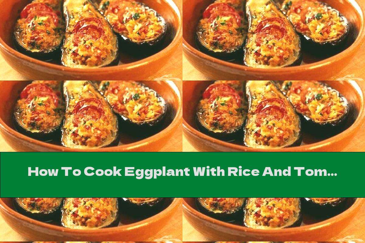 How To Cook Eggplant With Rice And Tomatoes - Recipe
