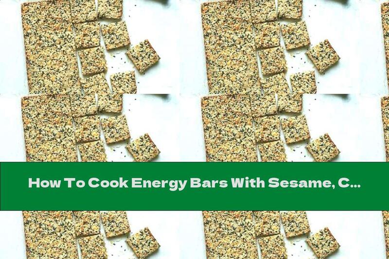 How To Cook Energy Bars With Sesame, Coconut And Honey - Recipe