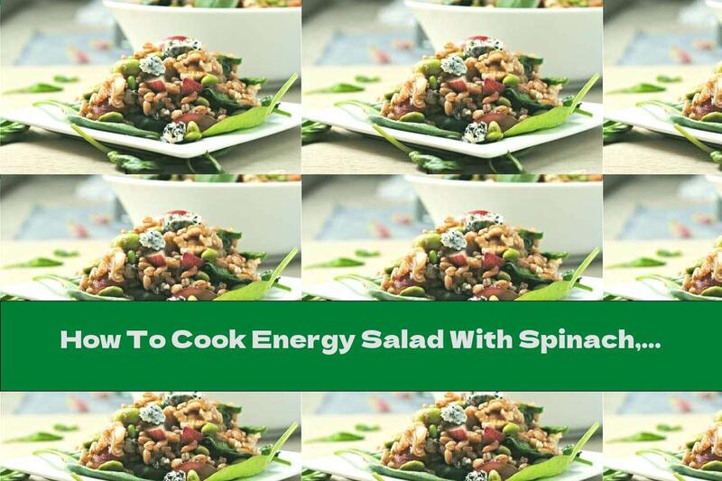 How To Cook Energy Salad With Spinach, Honey And Blue Cheese - Recipe